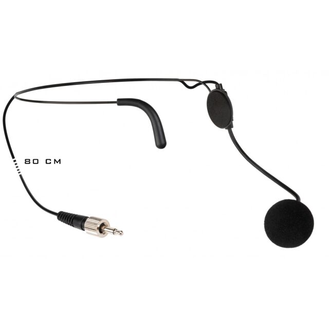 Headset microphone à condensateur avec Mini-jack avec vis à utiliser avec le HF-BPACK