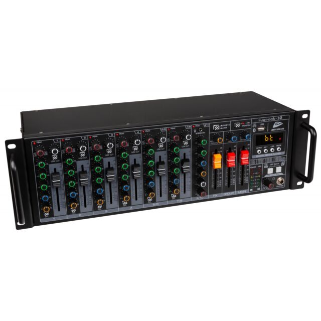 Console de mixage polyvalente dans un format Rack 19