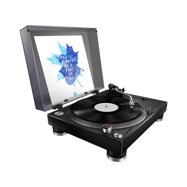 Platine vinyle professionnelle avec entraînement direct High Torque PLX500